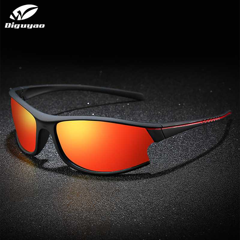 

DIGUYAO Brand design Men Polarized Outdoor Sports Sunglasses Male Windproof Goggles Glasses For Running UV400 Gafas De Sol