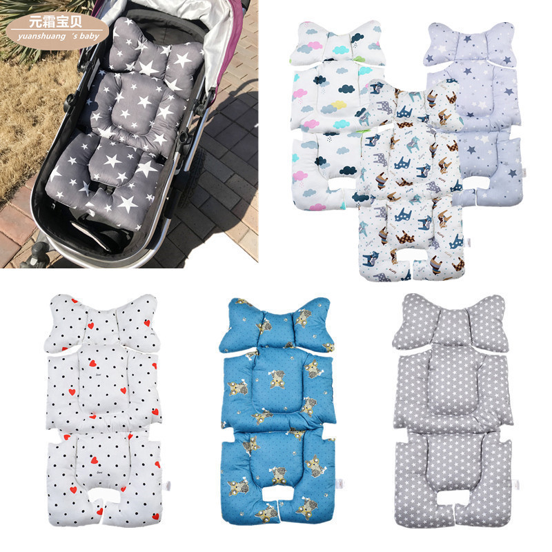 

Cotton Baby stroller Cushion pad 3D breathable mesh Stroller Pushchair Accessories Car Seat Mattress baby Cushion with headrest