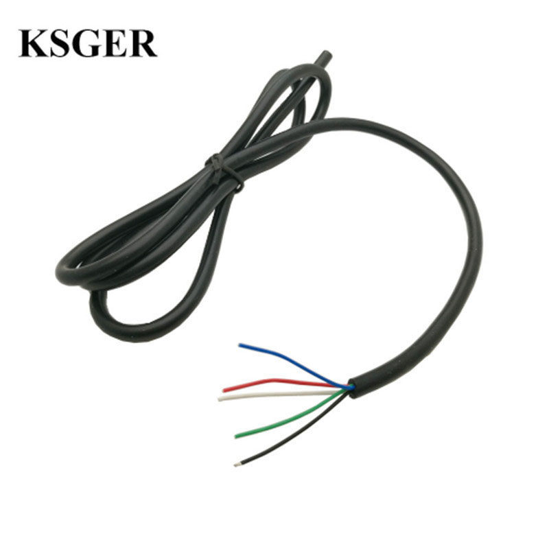 

KSGER Electronic Soldering Iron High Temperature 5 Core Silicone Cable Wire Accusing Handle T12 Line Soldering Station Handle