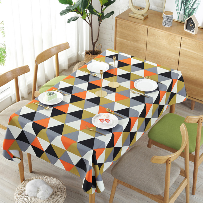

Bohemia Geometric Table Cloth Thicken Cotton Home Decorative Desk Cover Decor Dining Table Cover Tablecloth Fabric Craft