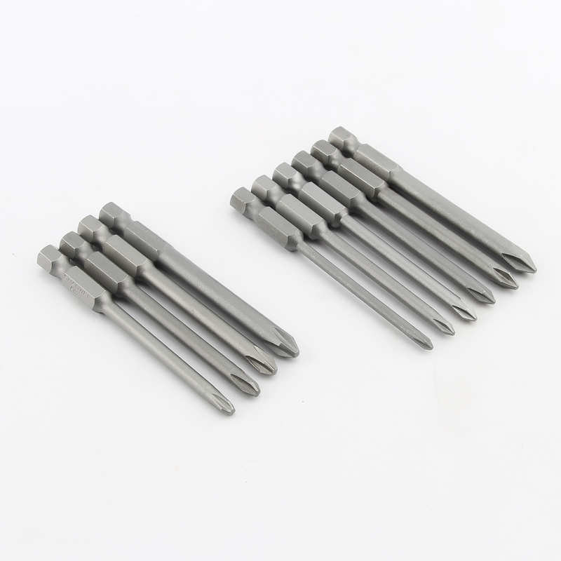 

75mm Length 10Pcs Cross S2 Steel Magnetic Electric Screwdriver Bit Set Wind Batch Head Screw driver Bits Batch Head