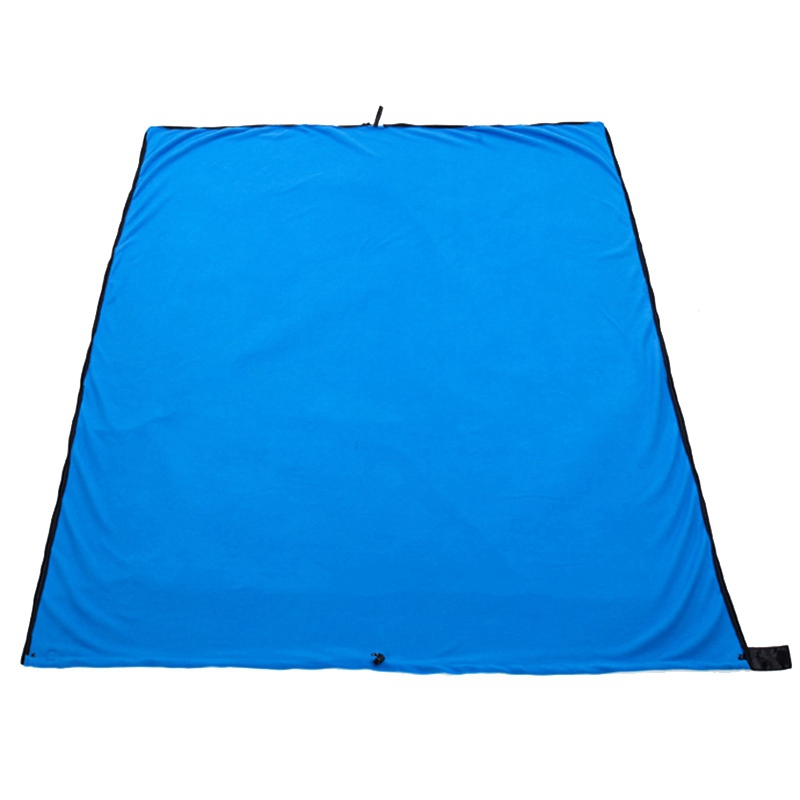

Single-Side Fleece Sleeping Bag Portable Outdoor Camping Sleeping Bag Ultralight Liner Camping(Royal B