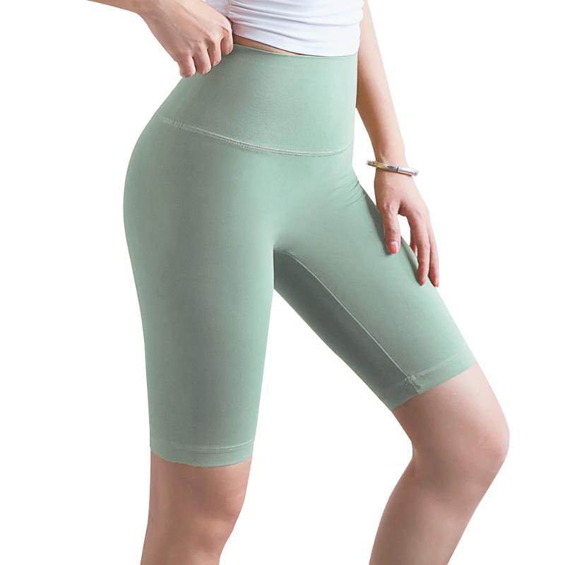 

LUKITAS Sport Legging Fitness Women High Elastic Knee-Length Quick Dry Running Training Gym Workout Nylon Yoga Sport Pants XL, Pink