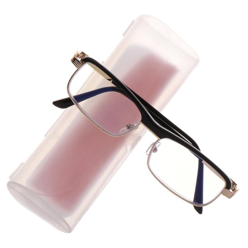 

1Pc +1.00~+4.00 Presbyopic Glasses Anti Blue Light Reading Glasses Men Women Half Frame Metal Computer Eyewear Vision Care Gifts