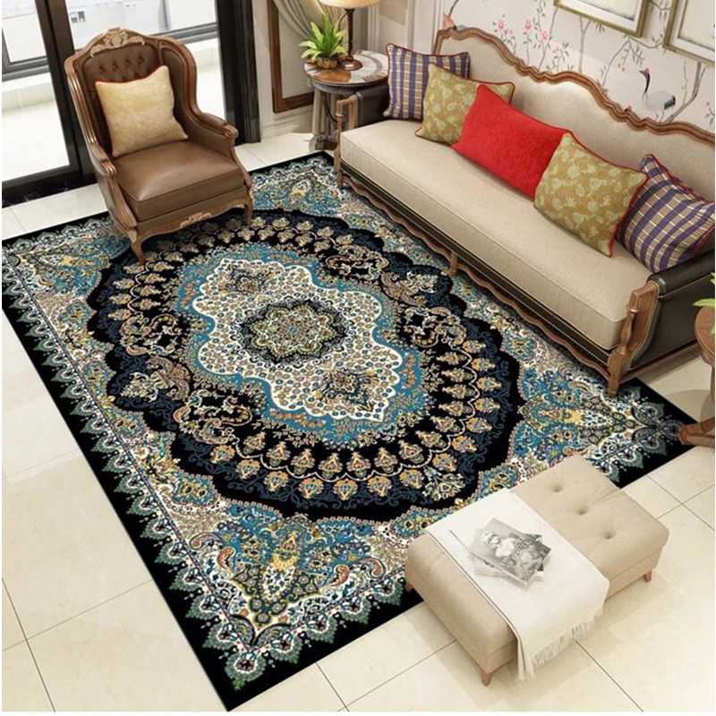 

Persian Style Carpets For Living Room Polypropylene Bedroom Rugs And Carpets Turkey Study Area Rug Coffee Table Floor Mat, A4