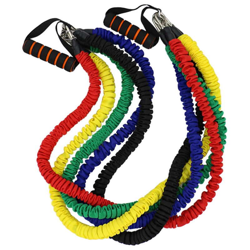 

2020 Hot Yoga Fitness Resistance Fitness Rubber Elastic Rope Workout Bands For Chest Expander Muscle Sports Exercise