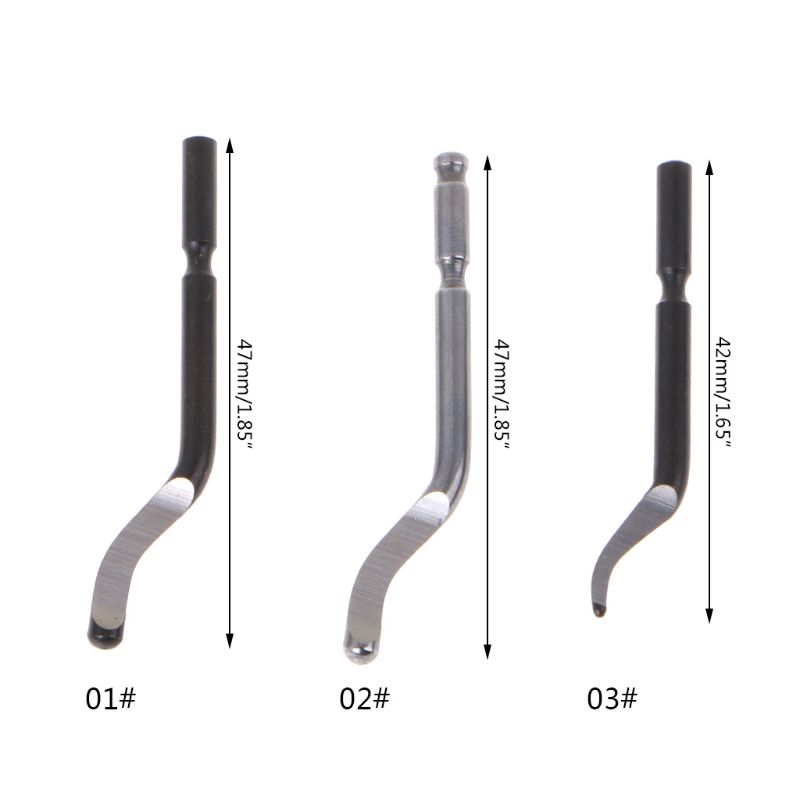 

10 10 PCS Rapid Steel Rotary Blade BS1010 BS1018 BK3010 Blade Plastic Copper Aluminum Corner Crack Deburring Trimming processing