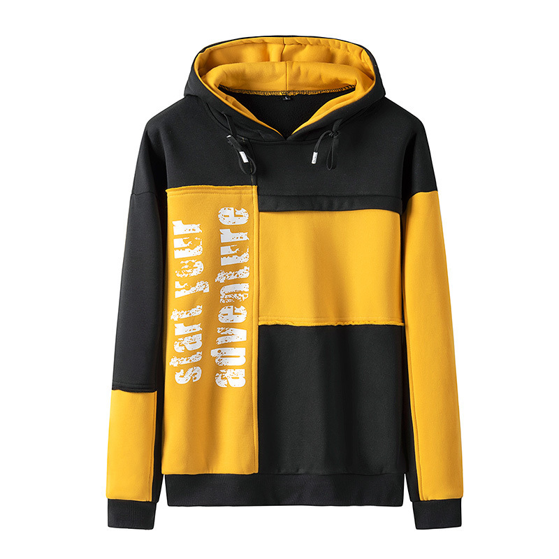 

Casual Spring Autumn Plaid SweatShirt Men Long Sleeve HOODIES 2020 Japan Style Loose Streetwear Plus Size S-3XL, 5025 r