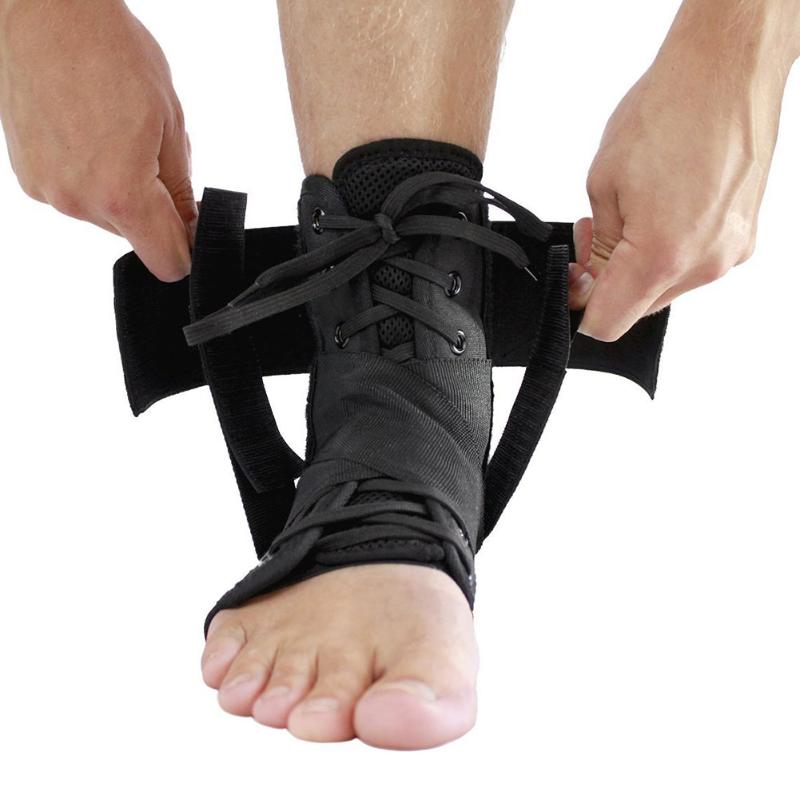 

1PC Tendonitis Sprain Recovery Pressurized Brace Ankle Protector Adjustable Bandage Fastening Tape Achilles Hiking Sports, As pic