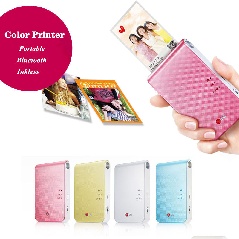 

Portable Photo Pocket Printer Mini DIY Photo Printers for Smartphones Bluetooth 313dpi Printer