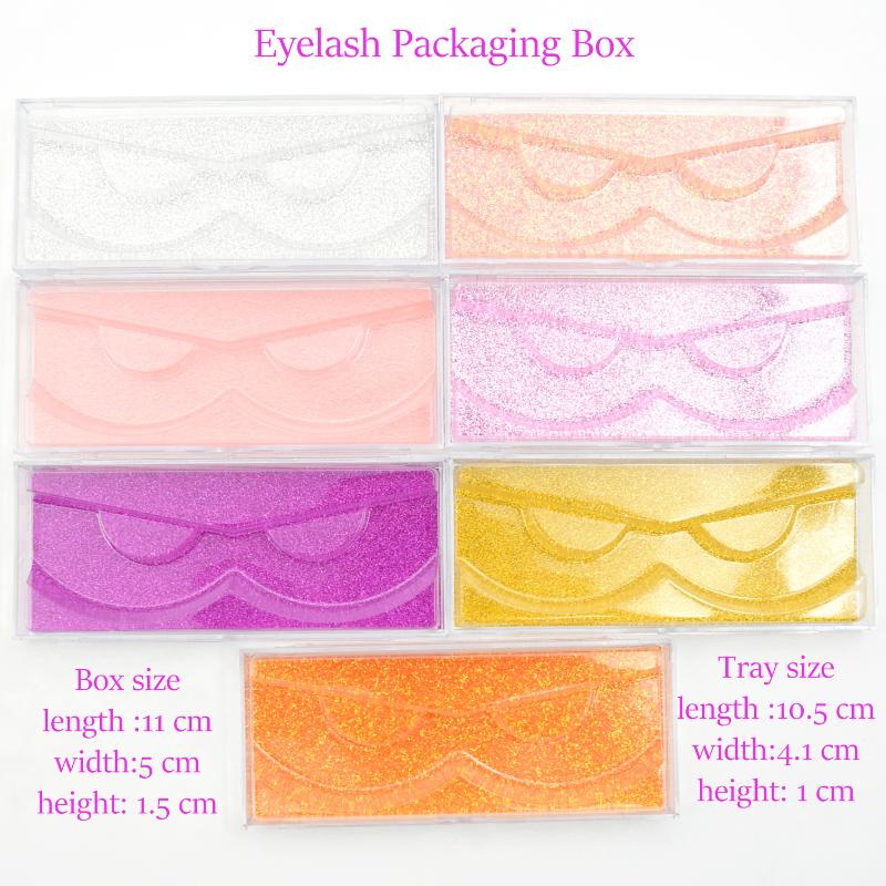 

visofree 10/20/30 Pieces lash boxes packaging makeup lashes false eyelashes glitter lash cases wholesale 3D mink lashes bulk