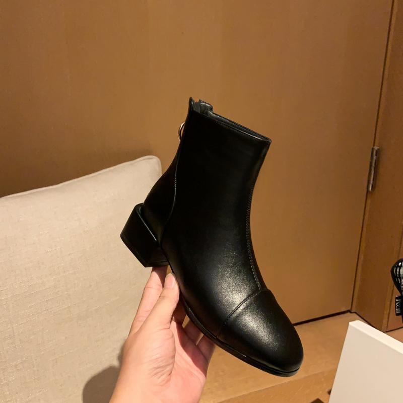 

New winter ankle Women boots fashion Female boots keep warm snow Women shoes Size 34-43, Black