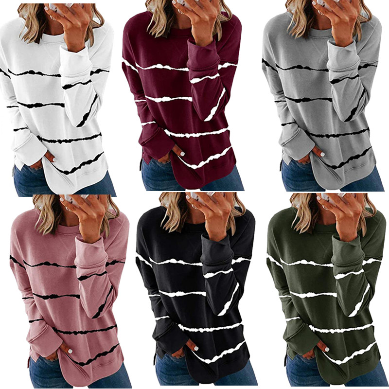 plus size black and white striped blouse