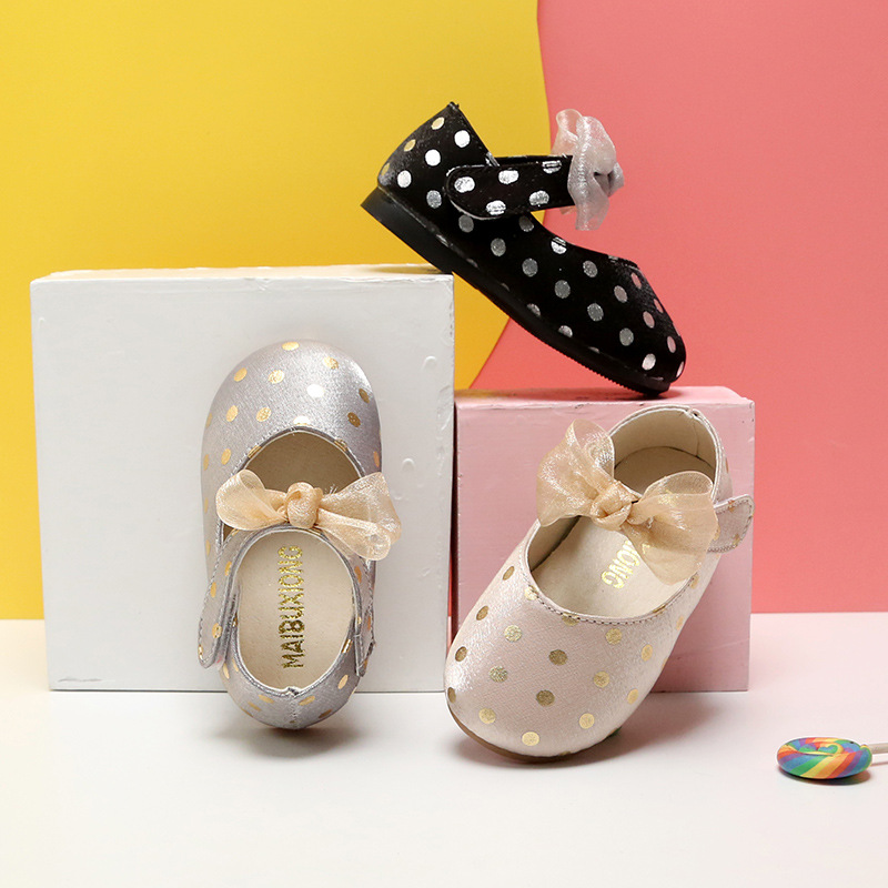 

Baby Shoes Girls -2 Years Old Toddler Shoes Girls Leather Princess Baby Toddler, Black