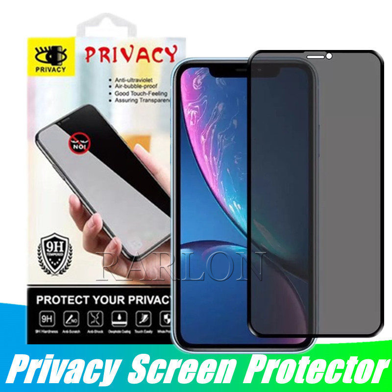

Full Coverage Privacy Tempered Glass Anti-Spy Screen Protector Film For iPhone 14 Pro Max 14Pro 13 13pro 12 Mini 11 XS XR X 8 7 6S Plus SE With Retail Package