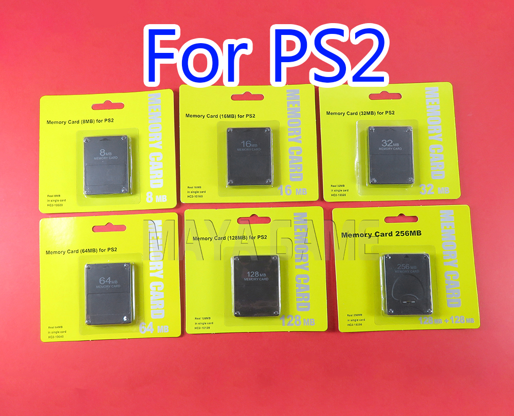 

New Memory Card for PS2 8MB 16MB 32MB 64MB 128MB 256MB memory card for PS2 Sony Playstation 2 storage games