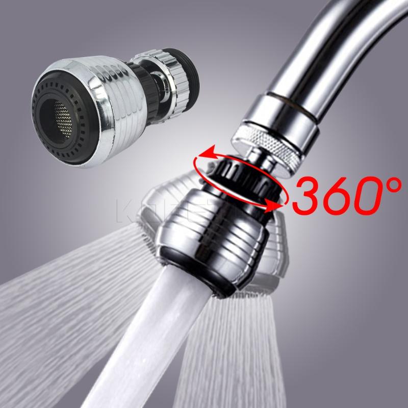 

360 Rotate Kitchen Faucet Water Bubbler Swivel Head Adapter Water Saving Tap Connector Diffuser Multifunctional Faucet Nozzle