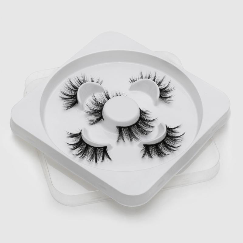 

3 pairsMink Eyelashes 3D False lashes Thick Crisscross Makeup Eyelash Extension Natural Volume Soft Fake Eye Lashes