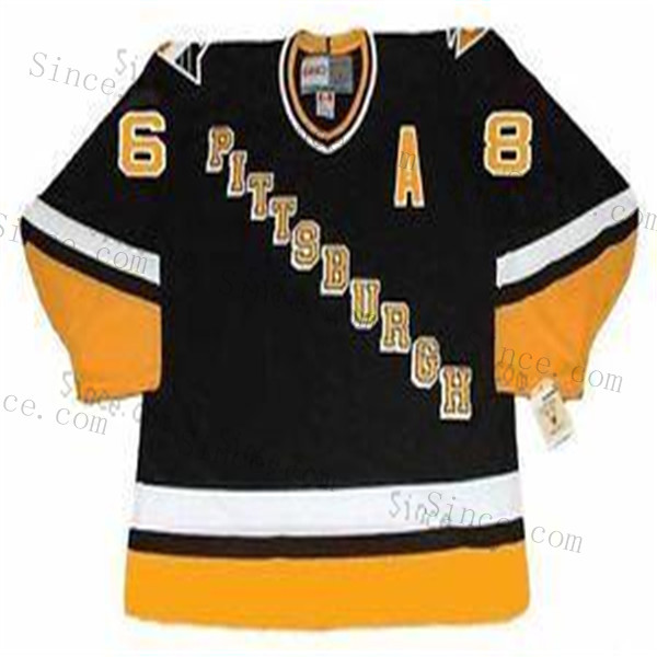 

Mens,Womens,Kids-JAROMIR JAGR Pittsburgh Penguins 1996 CCM Vintage Away Custom Any Name&No. Hockey Personalized JerseysGoalit Cut Jerseys, As photo
