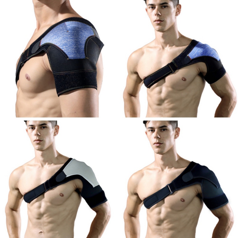 

Male Female Universal Adjustable Body Support Shoulder Support With Posture Braces Back, Blue