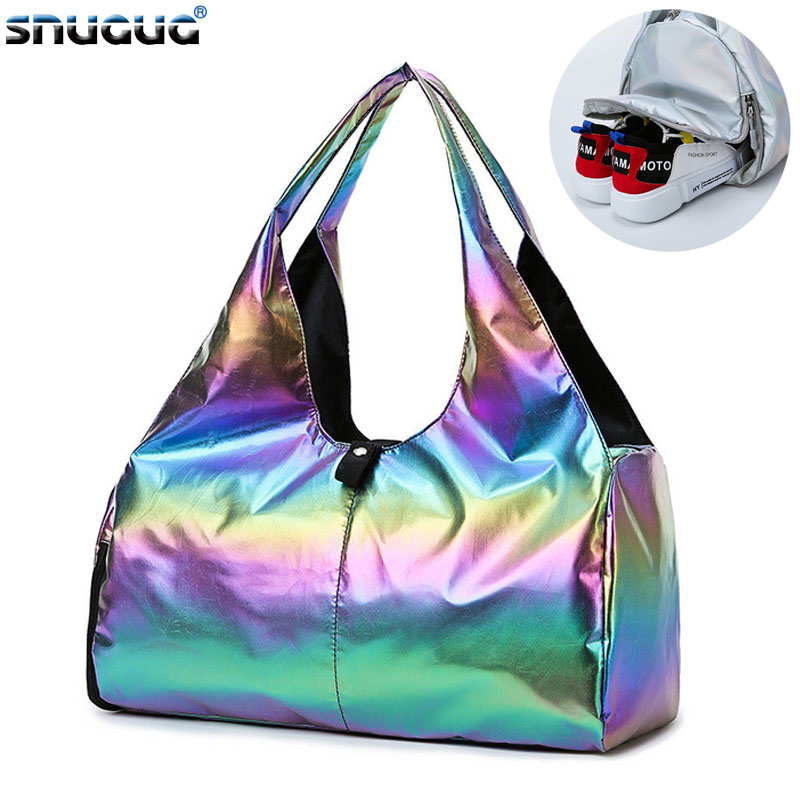 

Fashion Yoga Bag Outdoor Lady Fitness Bag For Gym Women Oxford Women Sport Shoes 2020 Yoga Mat Bolsa De Bolsa, Silver