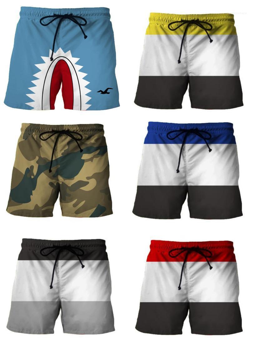 

Swimming Trunks Quick Dry Mens Swim Trunks Swimwear Slim Stitching Color Casual Short Swimming Men Loose Mens