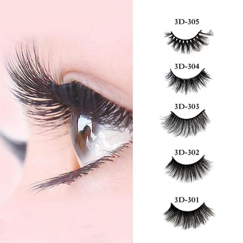 

5Pcs 3D 6D Eyelashes Natural Thick Long Eye lashes False Lashes Makeup Beauty Extension Tools
