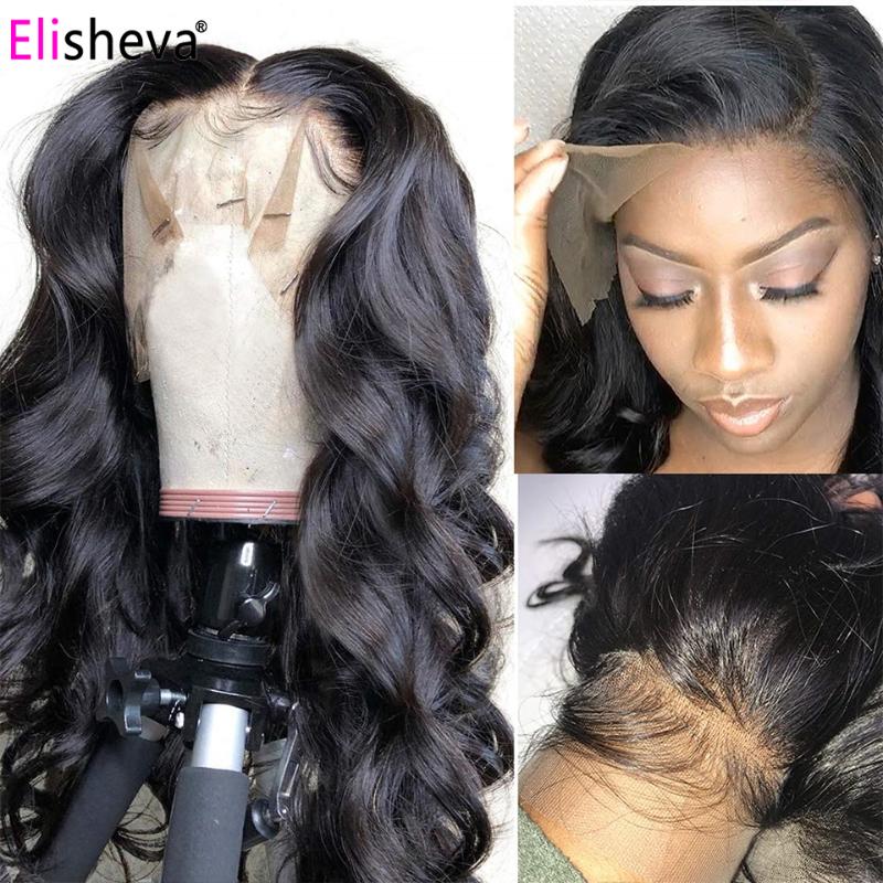 

Body Wave Closure Wig 30 Inch Wig 4x4 6x6 Closure 13x4 Lace Frontal Human Hair Wigs Malaysian Body Wave Glueless Remy150, 4x4 lace closure wig