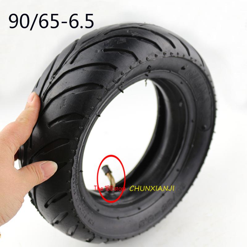 

High Quality 90 / 65 - 6.5 Front Tire& 90/65-6.5 Inner Tube Tyre Bent Valve Fits 49cc Mini Dirt Bike E Scooter Mini Moto