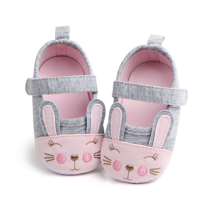 

Baby Girl Sole Shoes Shoes Children Spring Soft Shallow Mouth Princess First Walkers -18M First Walkers