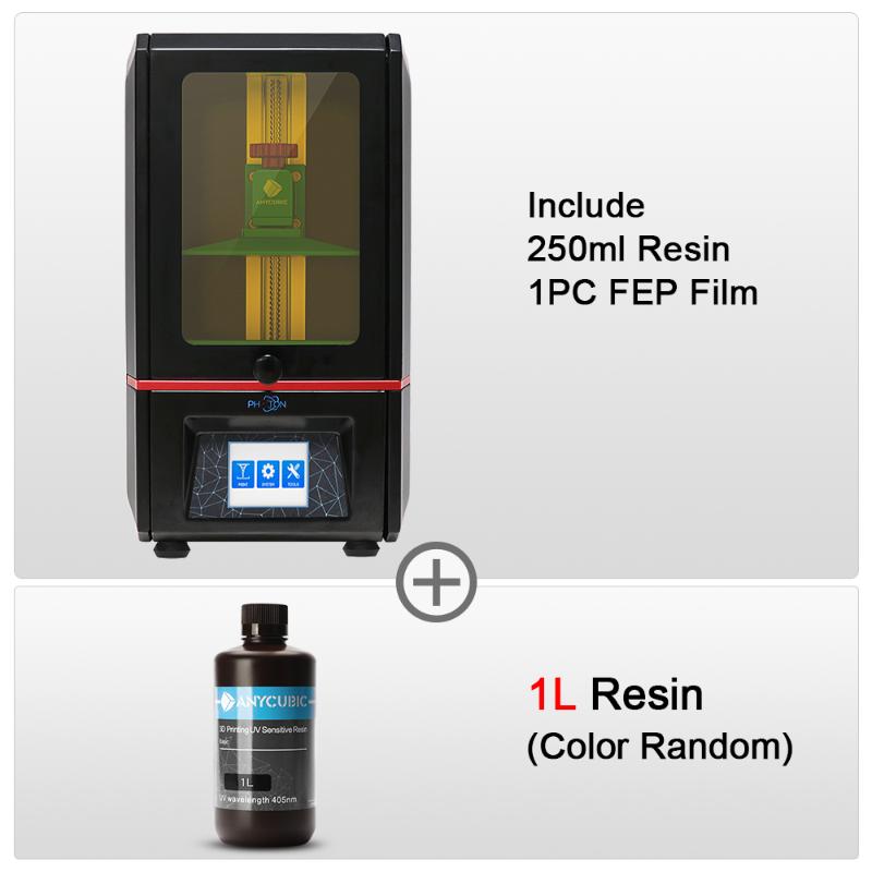 

ANYCUBIC 3D Printer Photon SLA UV Resin Light-Cure Impresora 405nm Resin Plus Print Size 3d Drucker impressora resina