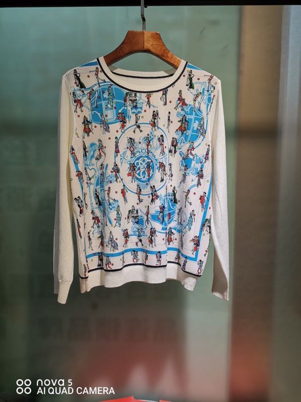 

TXZ701136 Fashion women's Sweaters 2020 Runway European Design party style women's Clothing, Black