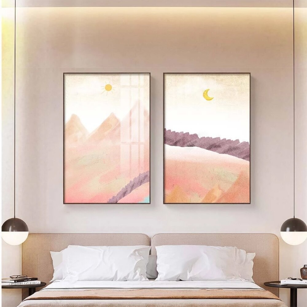 Lienzo Pintura Al Óleo Paisaje Púrpura Online | Lienzo Pintura Al Óleo  Paisaje Púrpura Online en venta en es.dhgate.com