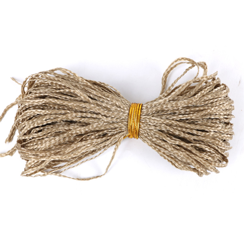 

28 Inch Zizi Box Braids Synthetic Thin Box Crochet Braids 50g/pc Colorful Zizi Braiding Hair Extensions Black 613 Brown Hair, #33