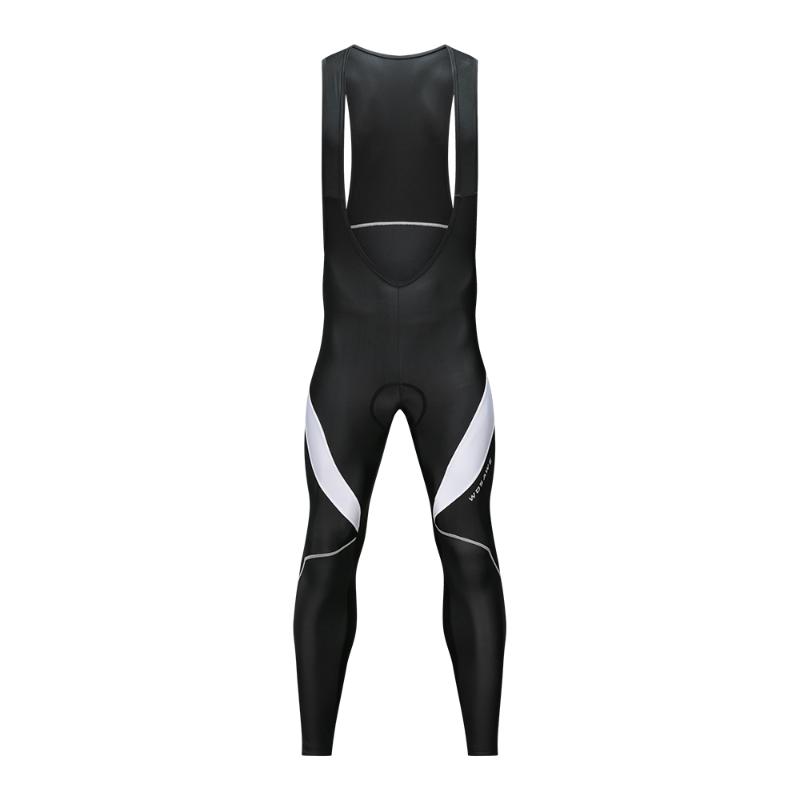 

Cycling Bib Trousers Autumn Winter Thermal 3D Gel Padded Cycling Bib Pants Mountain Bike Pants Bicycle Tights, Red