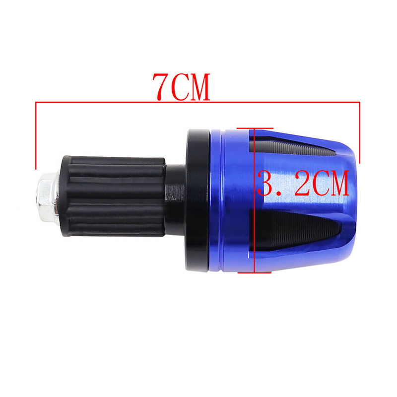 

7/8'' CNC Motorcycle Handlebar Grip Ends Motocross Anti Vibration Silder Plug