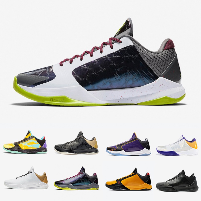 

5 proto chaos II big stage basketball shoes metallic gold alternate bruce lee la 5s prelude men trainers sports sneakers 7-12, Color#6