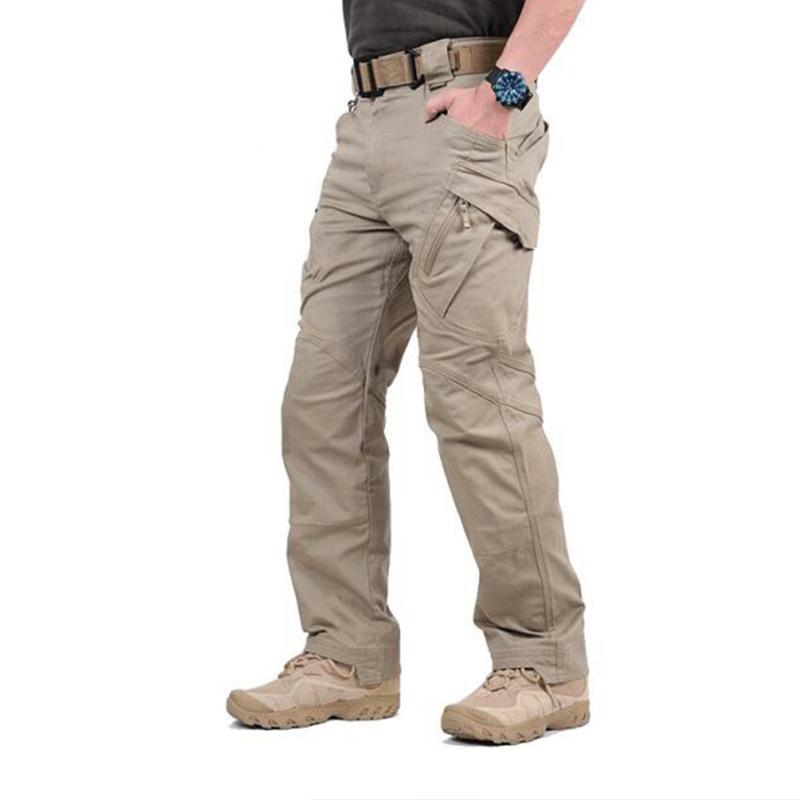

Hiking Hunting Pants Men Militar Tactical Cargo Outdoor Pants Combat Swat Army Training Sport Trousers, Black