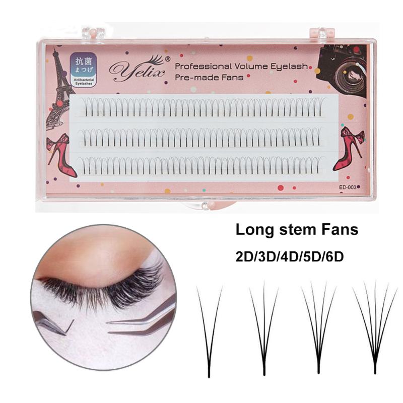 

2D/3D/4D/5D/6D Russian Volume Natural Eyelash Extensions Premade Volume Fans Cluster Lashes False Eyelashes Cluster Semi Permane