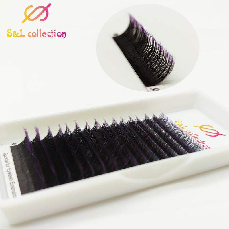 

16 rows Ombre color Eyelashes Maquiagem Make up Mink Lashes Rainbow Color mix Eyelash Soft Cilios For Building Eyelash