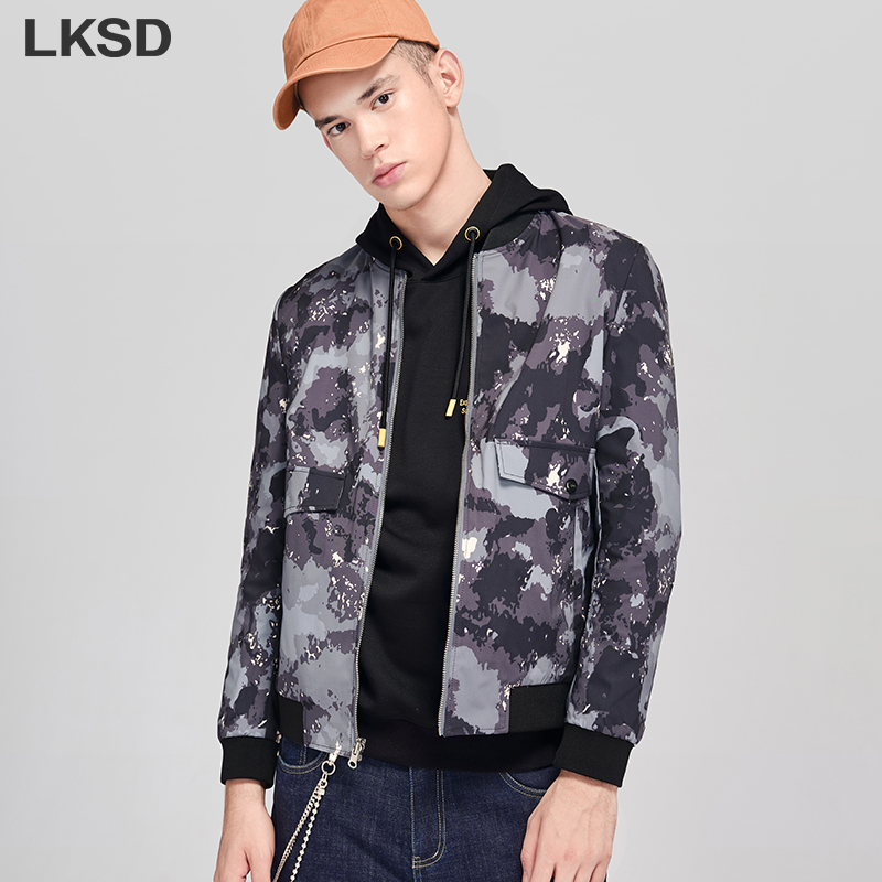

LDSD Autumn Winter Men' Jacket Fashion Reversible Design Stand Collar Men Coat New Causal Loose Men Overcoat Tops U140790079, Navy