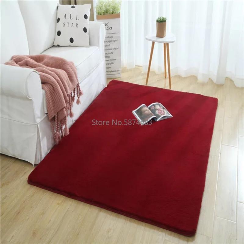 

Living Room Soft Plush Bedroom Carpet Corridor Children's Room Bedside Mat Floor Mat Customization