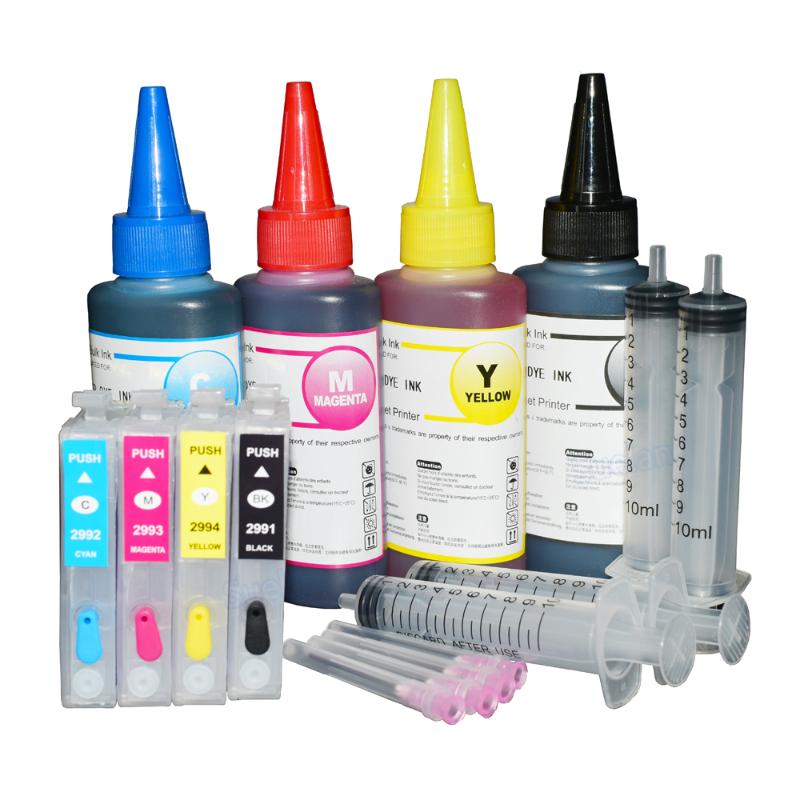 

29XL Refillable Cartridge For XP-332 XP-235 XP-335 XP-432 XP-435 T2991-T2994 with auto reset chip