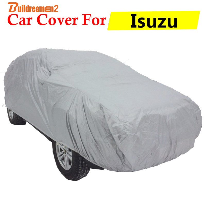 

Buildreamen2 New Car Cover Anti-UV Outdoor Sun Snow Rain Scratch Resistant Auto Cover For Isuzu Axiom Hombre I-Mark Oasis Piazza