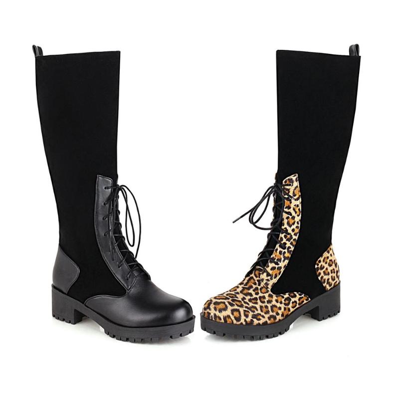 

PQECFS Big size 34-43 high quality 2020 spring & autumn & winter women solid strange style high heels ankle boots 2 colors, Black
