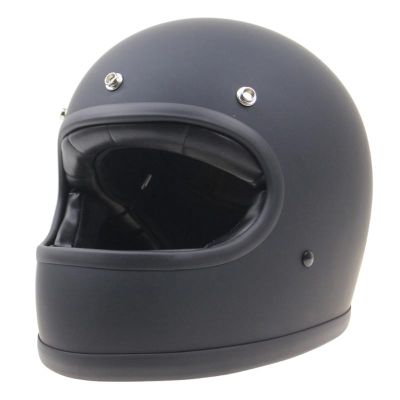 

Retro Motorcycle Helmets Full face For Dirt bike Scooter Motorcross Racing Helmet With DOT Certificate for Women Man White Black, Bright white