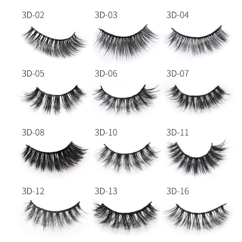 

Sexy 3D Eyelash Mink Hair Natural Cross False Eyelashes Long Messy Makeup Fake Handmade Thick Eye Lashes Extension Nice Tools