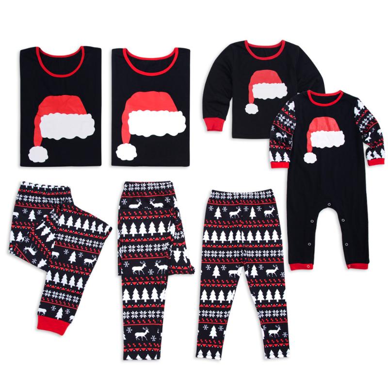 

2010 New Christmas Family Set Jumpsuit Pajamas Clothing Christmas family look Nightwear Clothes Matching Clothes