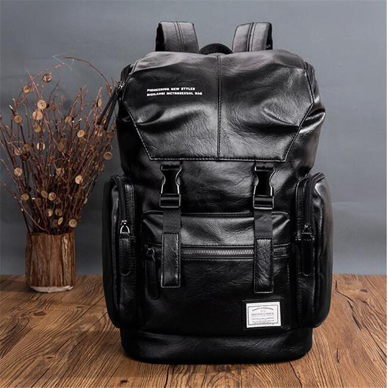 

wholesale brand men handbag new color korean backpack large leather student bag simple outdoor travel sports backpack fashion backpack