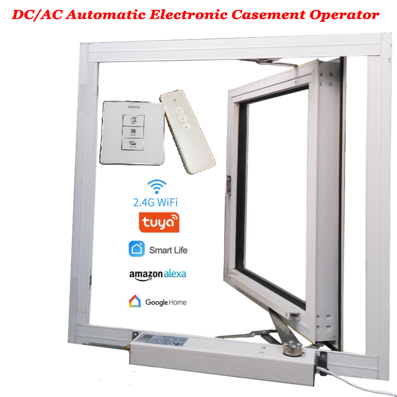 

Casement actuator Window opener Electric Motor Automatic close/open Skylight/Greenhouse Window operator Wifi Tuya Alexa Google